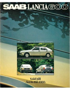1980 SAAB LANCIA 600 BROCHURE SWEDISH