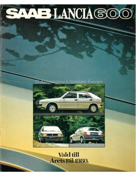 1980 SAAB LANCIA 600 PROSPEKT SCHWEDISCH
