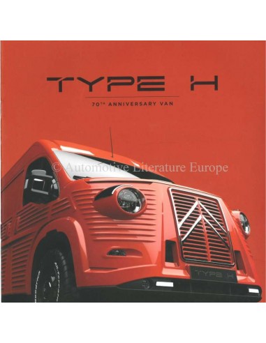 2018 CITROËN TYPE H 70TH ANNIVERSARY VAN PROSPEKT ENGLISCH