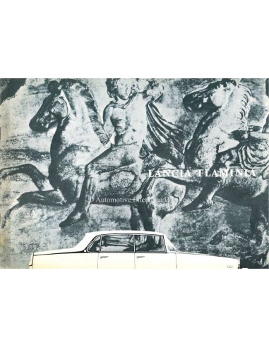 1961 LANCIA FLAMINIA SALOON BROCHURE ITALIAN