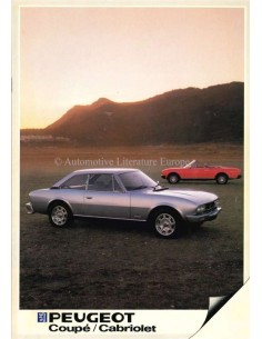 1983 PEUGEOT COUPÉ / CABRIOLET PROSPEKT NIEDERLANDISCH