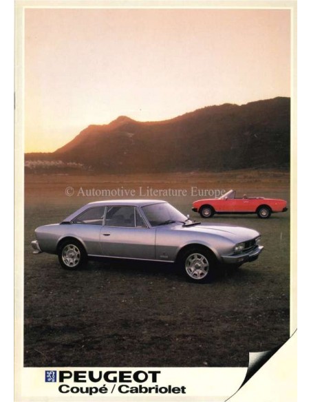 1983 PEUGEOT 504 COUPÉ | CABRIOLET BROCHURE NEDERLANDS