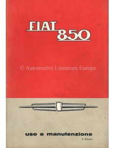 1966 FIAT 850 INSTRUCTIEBOEKJE ITALIAANS