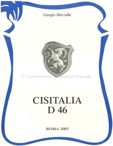 CISITALIA D 46 - GIORGIO MARZOLLA - BOEK