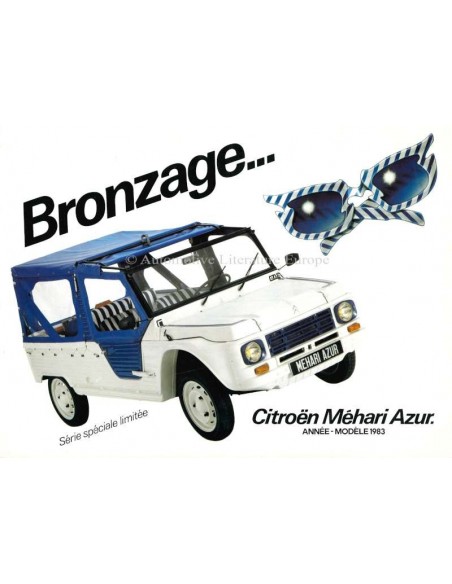 1983 CITROEN MEHARI AZUR BROCHURE FRANS
