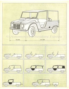 1970 CITROEN DYANE 6 MEHARI PROSPEKT NIEDERLÄNDISCH