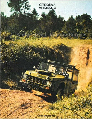 1979 CITROEN MEHARI 4X4 PROSPEKT FRANZÖSISCH