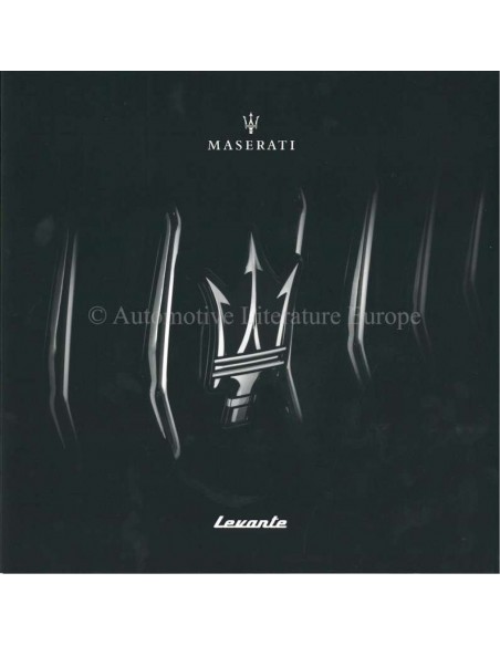2019 MASERATI LEVANTE PROSPEKT ENGLISCH