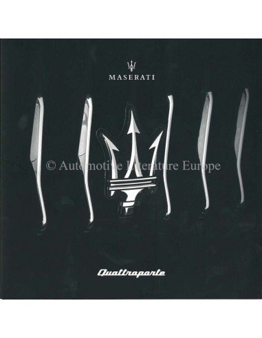 2019 MASERATI QUATTROPORTE BROCHURE ENGELS