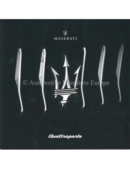 2019 MASERATI QUATTROPORTE BROCHURE ENGELS