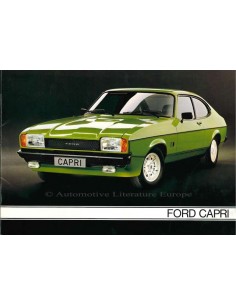 1978 FORD CAPRI BROCHURE NEDERLANDS