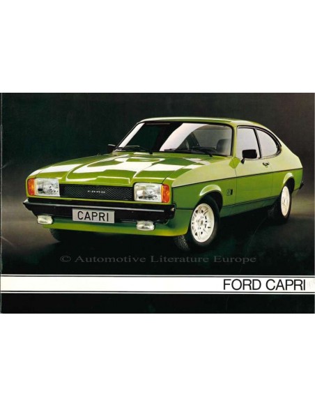 1978 FORD CAPRI PROSPEKT NIEDERLÄNDISCH