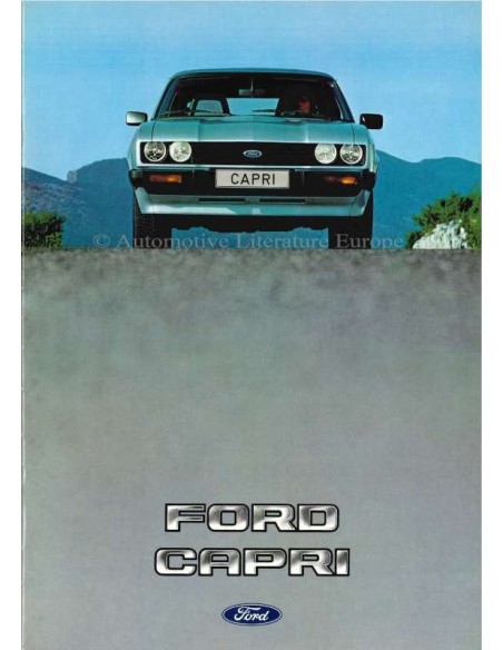 1982 FORD CAPRI BROCHURE NEDERLANDS
