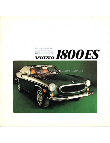 1973 VOLVO 1800 ES BROCHURE ENGLISH