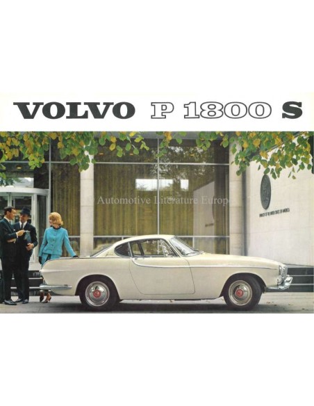 1963 VOLVO P 1800 S BROCHURE NEDERLANDS
