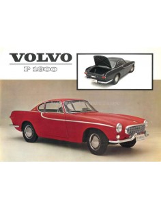 1962 VOLVO P 1800 DATENBLATT NIEDERLÄNDISCH