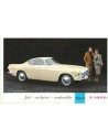 1961 VOLVO P 1800 BROCHURE ENGLISH