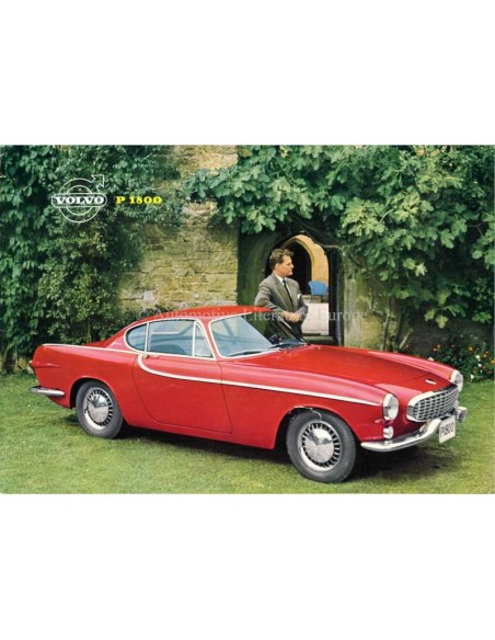 1961 VOLVO P 1800 LEAFLET NEDERLANDS
