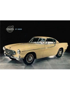 1960 VOLVO P 1800 DATENBLATT NIEDERLÄNDISCH