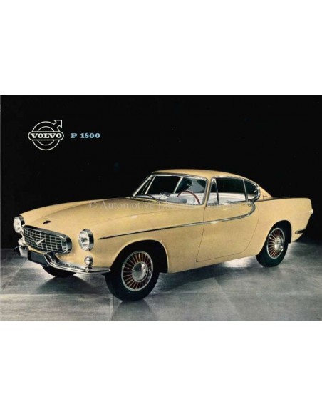 1960 VOLVO P 1800 LEAFLET NEDERLANDS