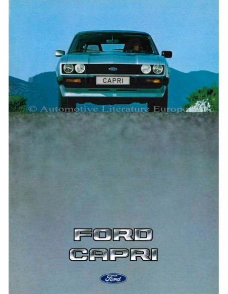 1983 FORD CAPRI BROCHURE NEDERLANDS