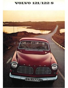 1968 VOLVO 121/122 S BROCHURE DUTCH