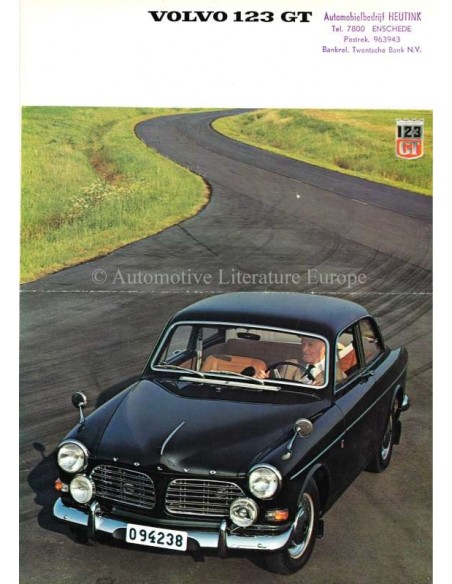 1966 VOLVO 123 GT BROCHURE DUTCH