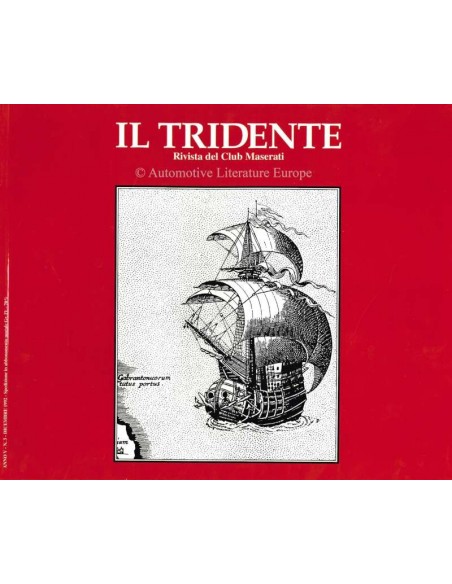1992 RIVISTA DEL CLUB MASERATI IL TRIDENTE MAGAZINE NO 11
