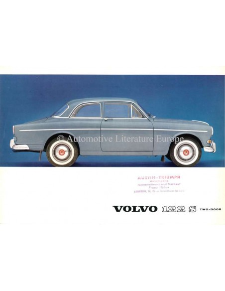 1963 VOLVO 122 S TWO-DOOR BROCHURE ENGLISH