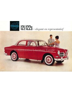 1961 VOLVO 121/122S LEAFLET NEDERLANDS