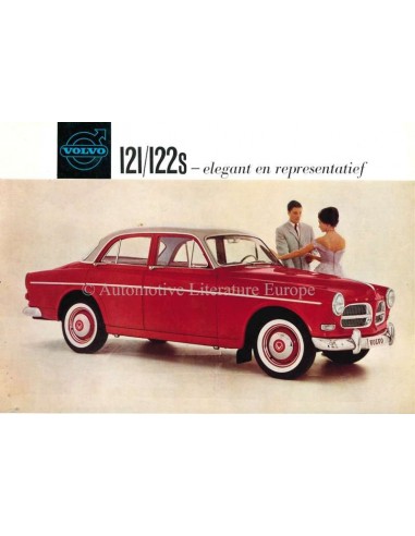 1961 VOLVO 121/122S LEAFLET DUTCH