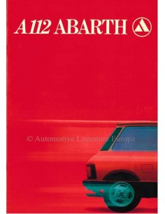 1980 AUTOBIANCHI A112 ABARTH BROCHURE FRANS