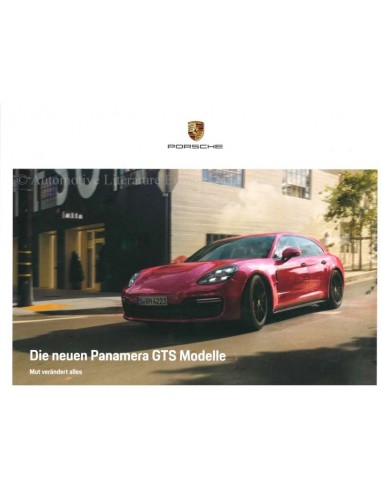 2019 PORSCHE PANAMERA GTS BROCHURE GERMAN