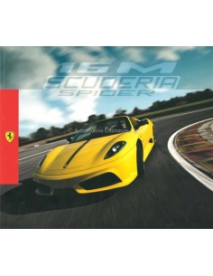 2009 FERRARI 16M SCUDERIA SPIDER PROSPEKT ITALIENISCH / ENGLISCH