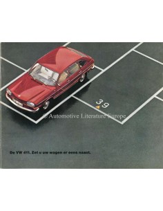 1969 VOLKSWAGEN 411 PROSPEKT NIEDERLÄNDISCH