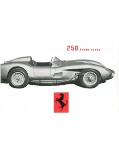 1956 FERRARI 250 TESTA ROSSA BROCHURE ENGELS 2