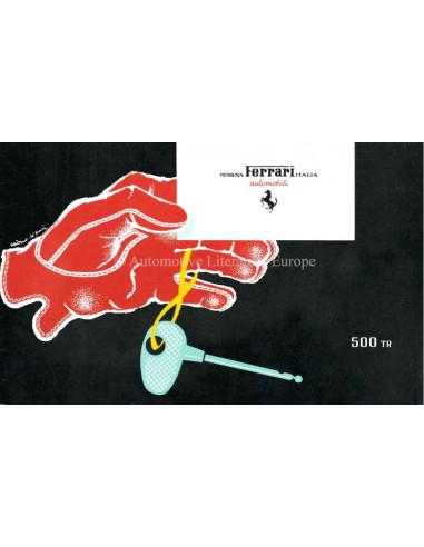 1956 FERRARI 500 TR PROSPEKT ITALIENISCH