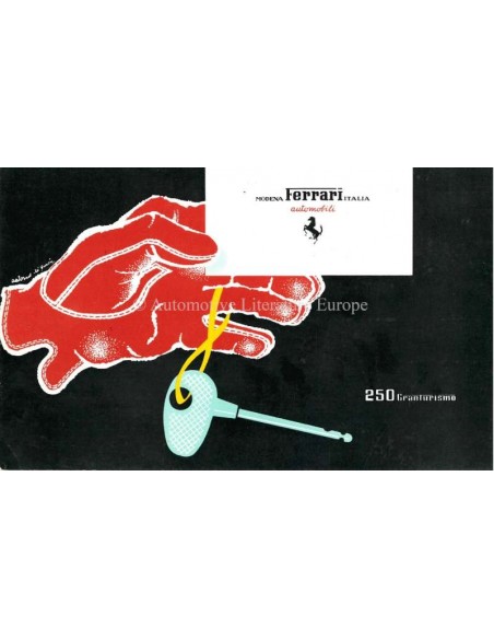 1956 FERRARI 250 GRANTURISMO BROCHURE ENGELS
