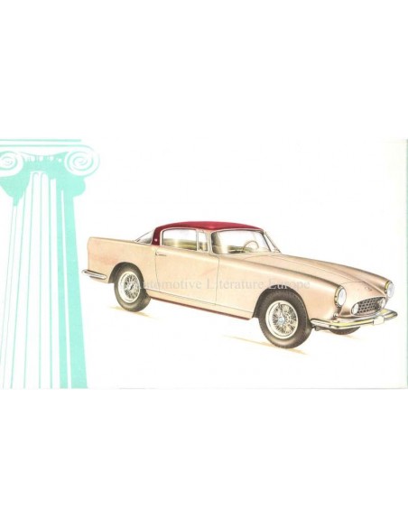 1956 FERRARI 250 GRANTURISMO BROCHURE ENGLISH