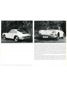 1963 PORSCHE 901 BROCHURE DUITS 2