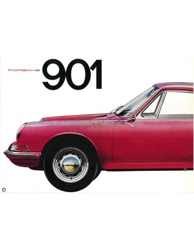 1963 PORSCHE 901 BROCHURE GERMAN