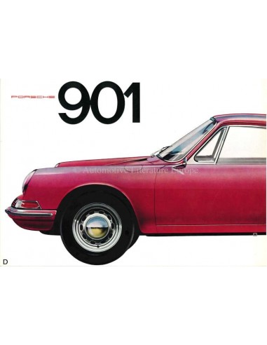 1963 PORSCHE 901 PROSPEKT DEUTSCH