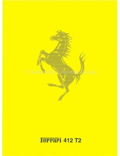 1995 FERRARI 412 T2  BROCHURE ITALIAANS 938/95