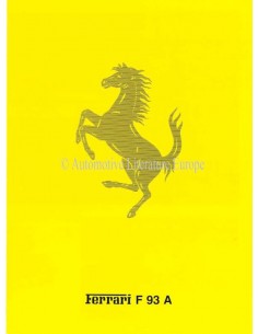 1993 FERRARI F 93 A PROSPEKT ITALIENISCH