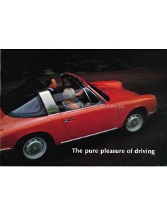 1968 PORSCHE 911 / 912 BROCHURE ENGLISH (US)