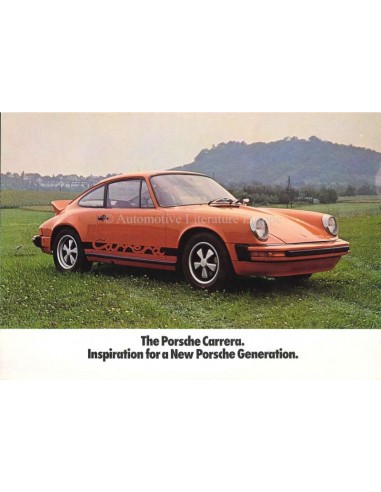1974 PORSCHE 911 / 911S / CARRERA BROCHURE ENGLISH