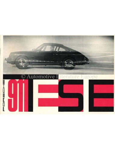 1965 PORSCHE 911 TESTE BROCHURE DUITS