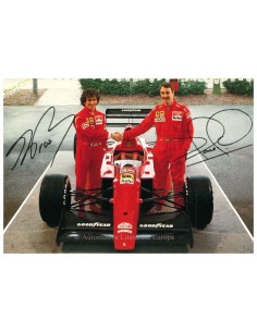 1990 FERRARI 641 ALAIN PROST - NIGEL MANSELL ANSICHTKAART