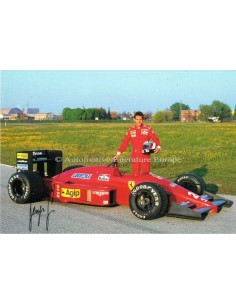 1987 FERRARI F1-87 GERHARD BERGER - ANSICHTKAART