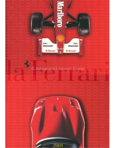 2001 FERRARI LA FERRARI PROSPEKT ITALIENISCH / ENGLISH